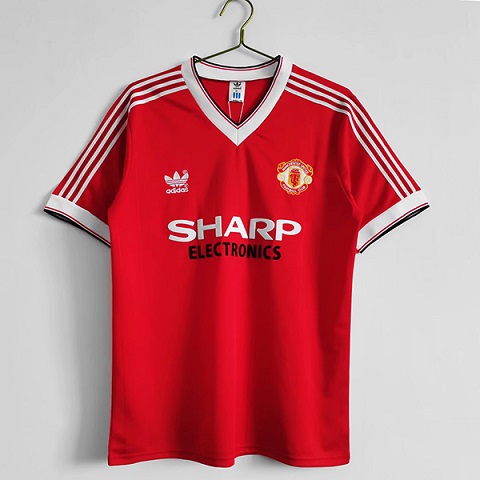 AAA Quality Manchester Utd 82/83 Home Soccer Jersey